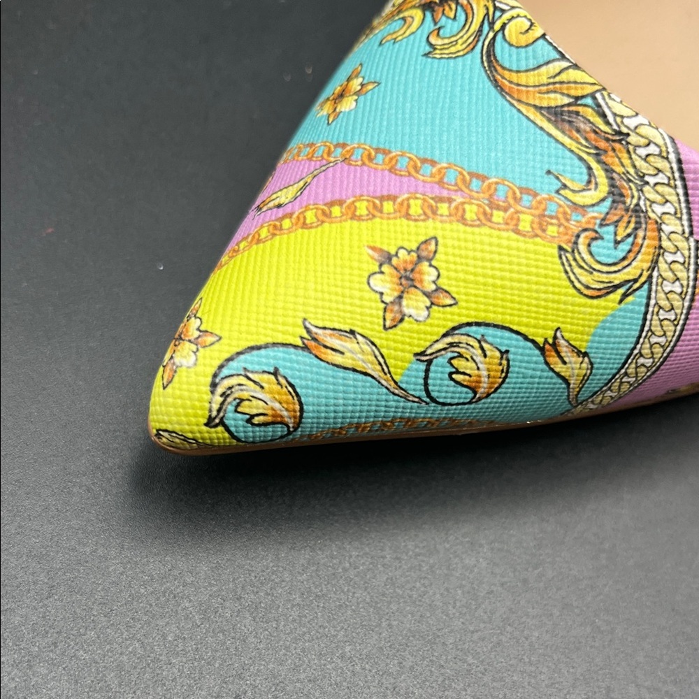 Aldo Colorful Patterned Women's Heels - Picture 4 of 10